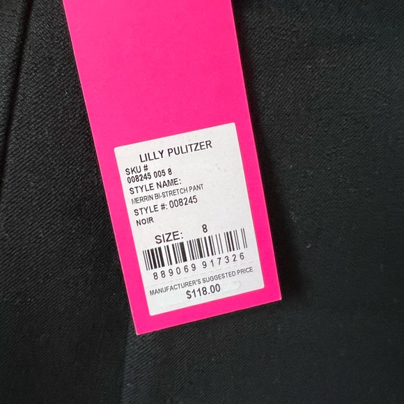 NWT Lilly Pulitzer Merrin Bi-Stretch Pant - Picture 3 of 4